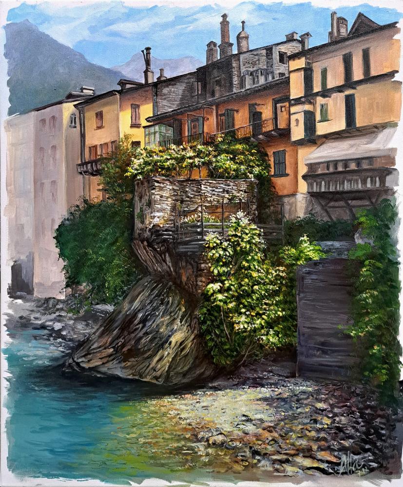 Chiavenna, ponte sul Mera