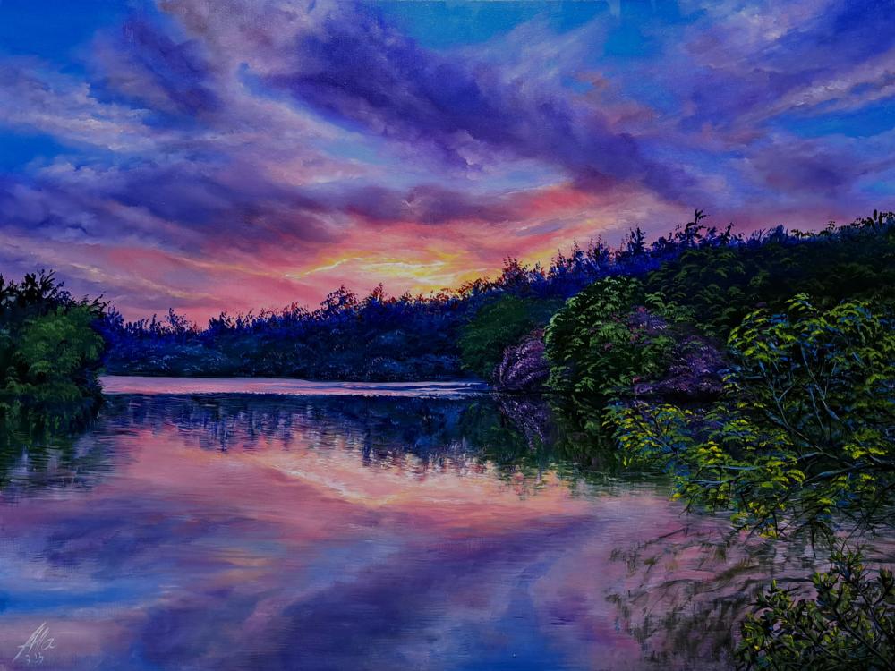 Lilac lake