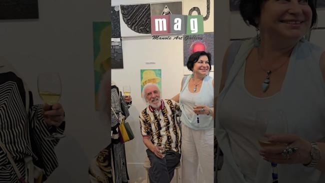 Oткрытие Юбилейной выставки  Лазаря Маноле