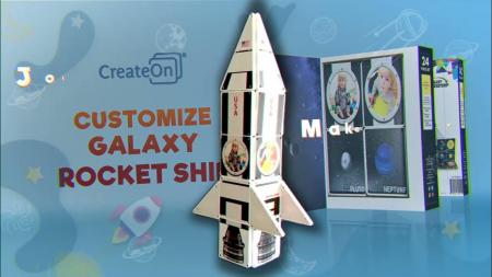Magna-Tiles® Galaxy Rocket Ship